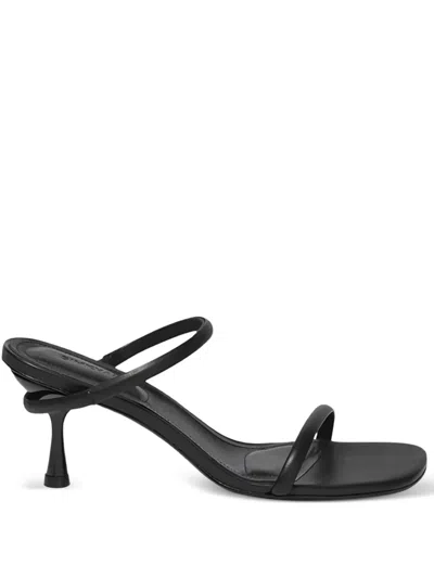 Simkhai 65mm Siren Strap Sandals In Black