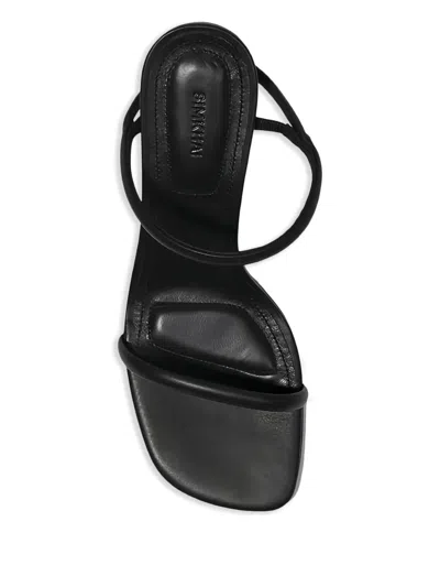 Simkhai 65mm Siren Strap Sandals In Black
