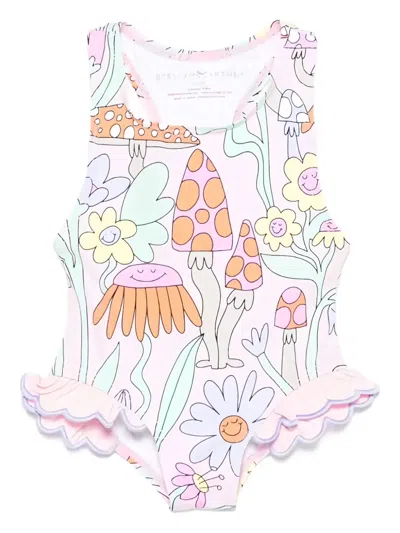 Stella Mccartney Woodland-print Swimsuit In Multi