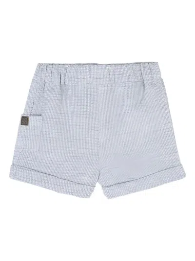 Tartine Et Chocolat Pocket Cuffed Shorts In Gray