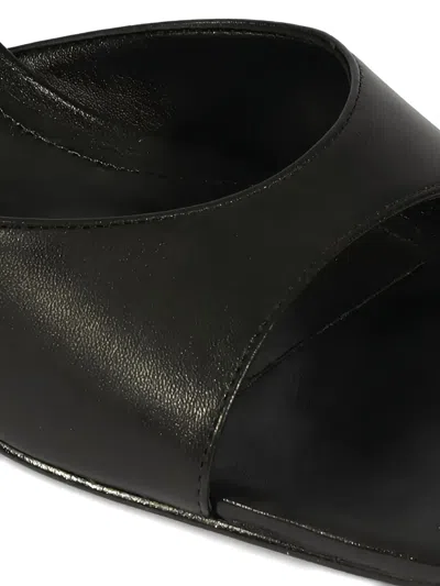 Schutz 70mm Dethalia Pin Square-toe Heeled Sandals In Black