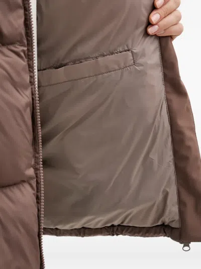 Bomboogie Nagoja Hooded Padded Jacket In Brown