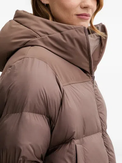 Bomboogie Nagoja Hooded Padded Jacket In Brown