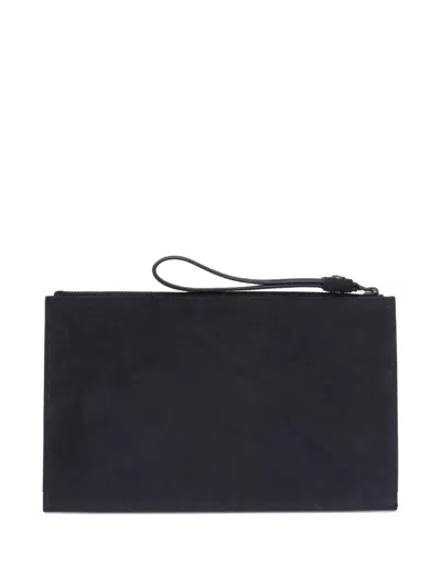 Orciani Logo-lettering Wallet In Black