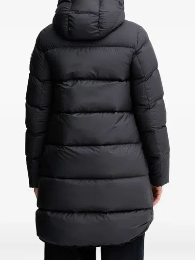 Bomboogie Geneva Hooded Padded Coat In Black