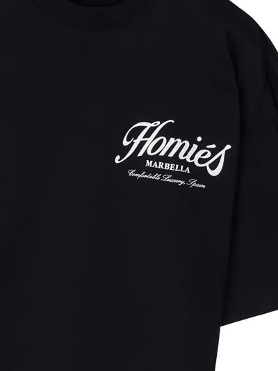 Homies Marbella Logo T-shirt In Black