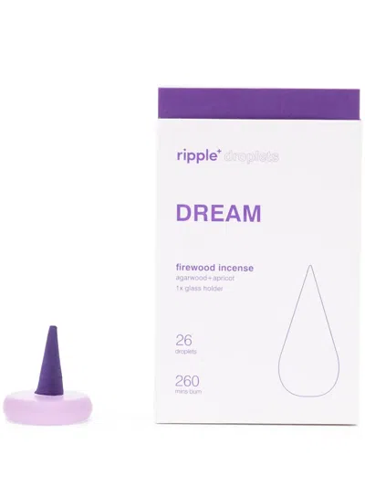 Ripple Firewood Incense Droplets (pack Of 26) In Purple