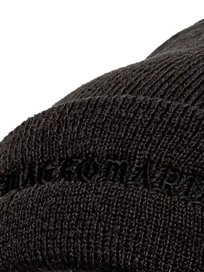 Wacko Maria Logo-embroidered Beanie Hat In Black