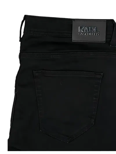 Karl Lagerfeld Five-pockets Trousers In Black