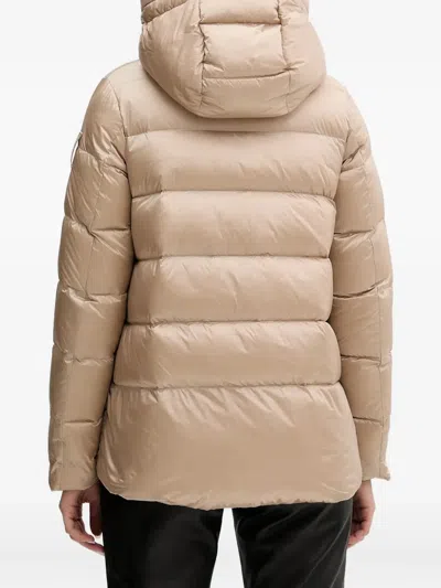 Bomboogie Rome Hooded Padded Jacket In Neutral
