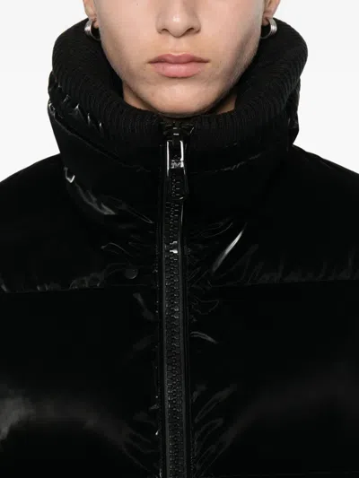 Duno Glossy Coat In Black