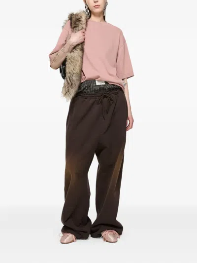 Acne Studios Women Satin Lace-up Shoes In Pink