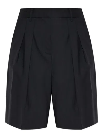 Iro Pleated Shorts In Black
