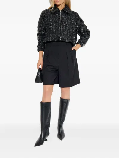 Iro Pleated Shorts In Black