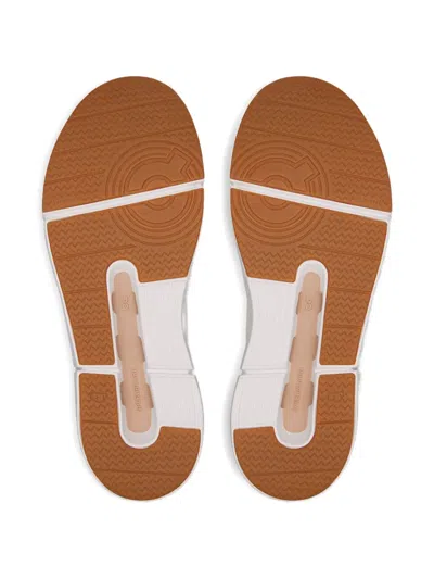 On The Roger Perforated Trainers In White