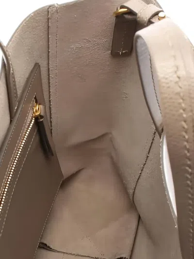 Pre-owned Celine 2000s Small Vertical Cabas Tote Bag In Neutral