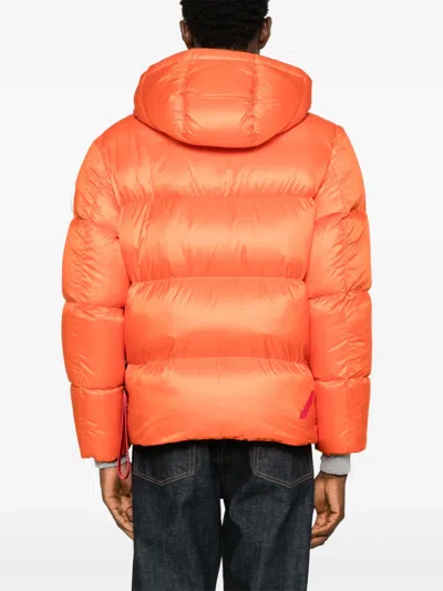 After Label Katalla Hooded Coat In Orange