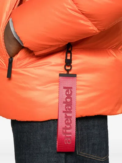 After Label Katalla Hooded Coat In Orange