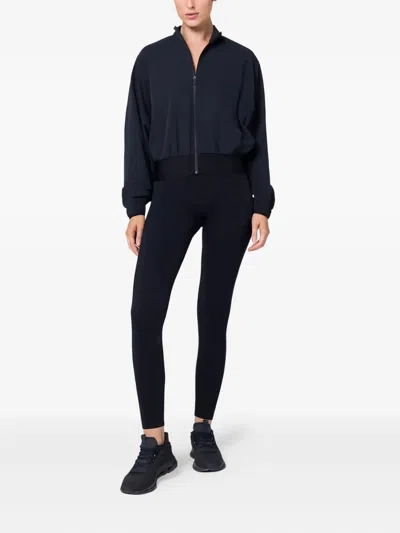 Squatwolf Cropped Bomber Jacket In Black