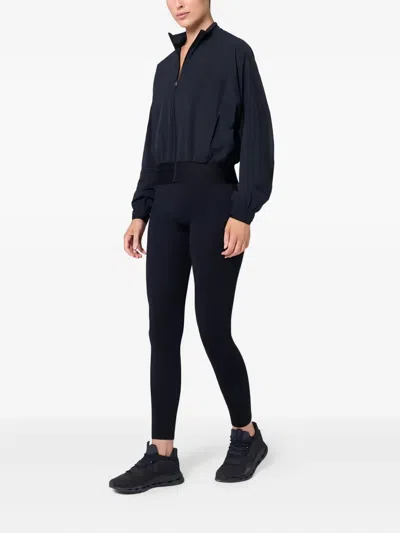 Squatwolf Cropped Bomber Jacket In Black