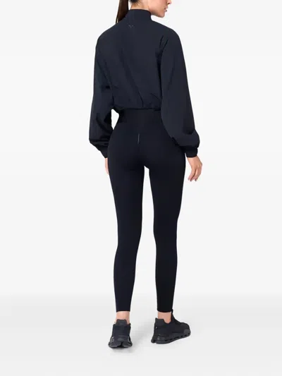 Squatwolf Cropped Bomber Jacket In Black