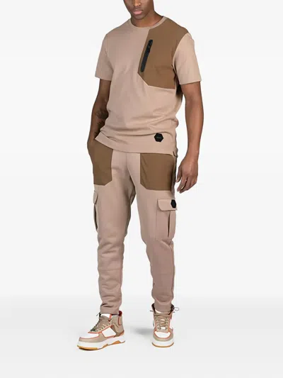 Balr. Cargo-panelled Sweatpants In Neutral