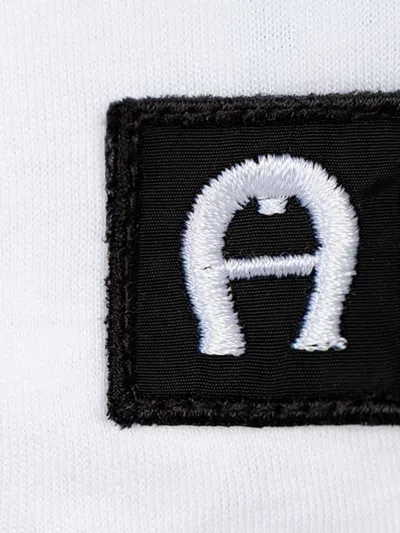 Aigner Graphic-print T-shirt In White