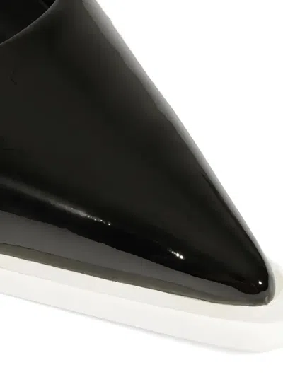 Schutz Lála Striped Strap Heeled Pumps In Black