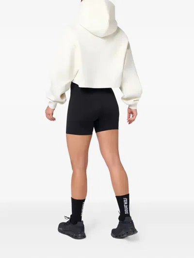 灯笼袖短款连帽衫