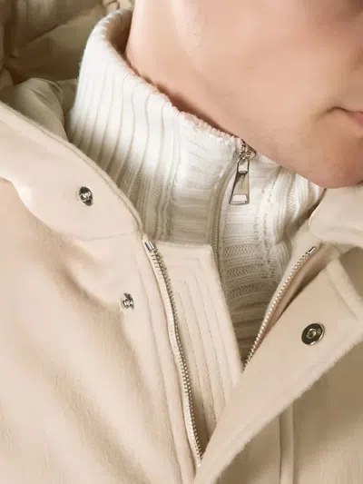 Aurélien Wintertime Hooded Parka In Neutral