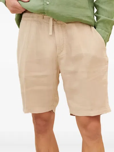 Manebi Positano Drawstring Shorts In Neutral