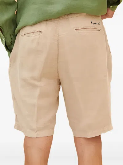 Manebi Positano Drawstring Shorts In Neutral