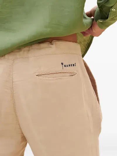 Manebi Positano Drawstring Shorts In Neutral