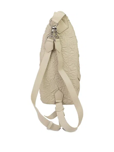 Who Decides War Embroidered-logo Backpack In Neutral