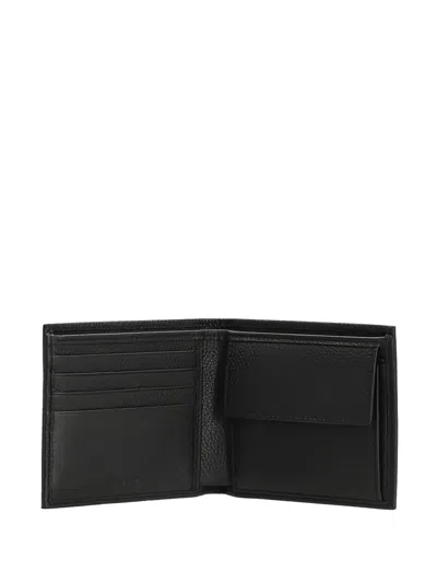 Hugo Boss Wallet And Keyring Set In Black