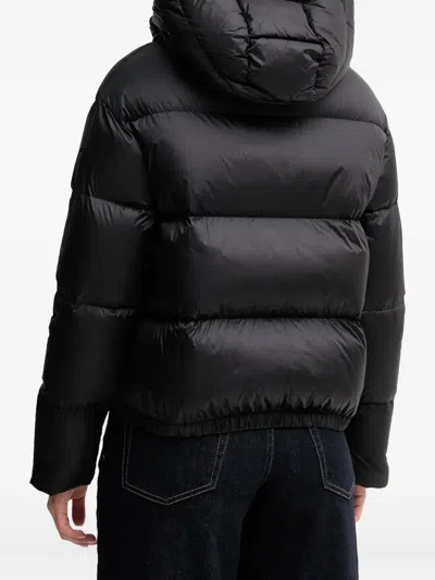 Bomboogie Riga Hooded Puffer Jacket In Black