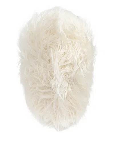 Issey Miyake Mohair Beanie Hat In Neutral
