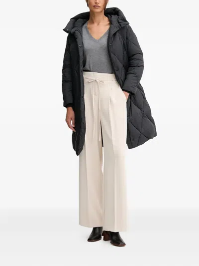 Bomboogie Hooded Quilted Jacket In Black