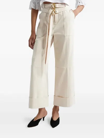 Cinq À Sept Winona Belt Trousers In Neutral
