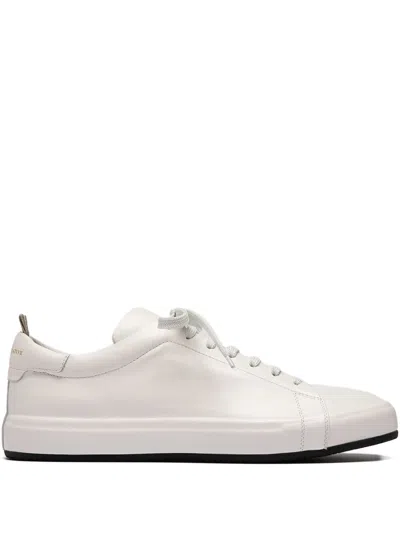 Officine Creative Lace-up Leather Sneakers In Neutral