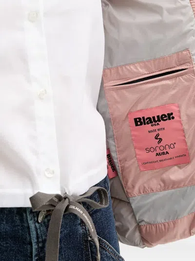 Blauer Caroll Hooded Padded Jacket In Pink