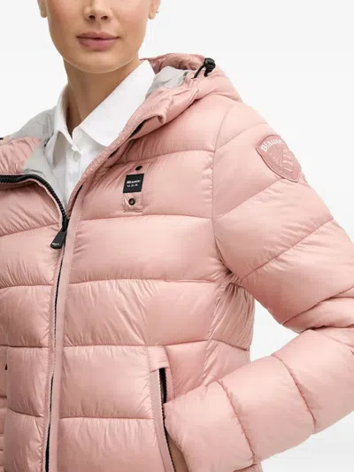 Blauer Caroll Hooded Padded Jacket In Pink
