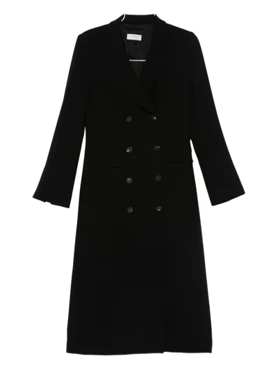 Alberto Biani Double-breasted Midi Dress In Black