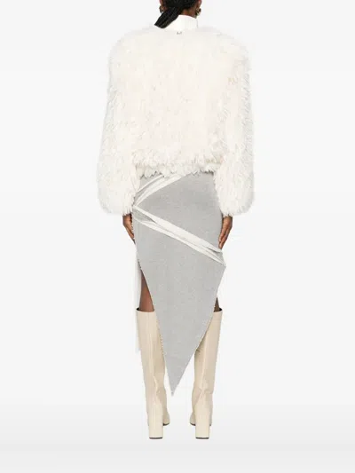 Apparis Zip-up Faux-fur Jacket In White