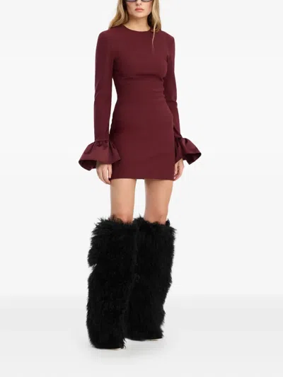 Rotate Birger Christensen Rotate Birgerchristensen Mini Dress In Red