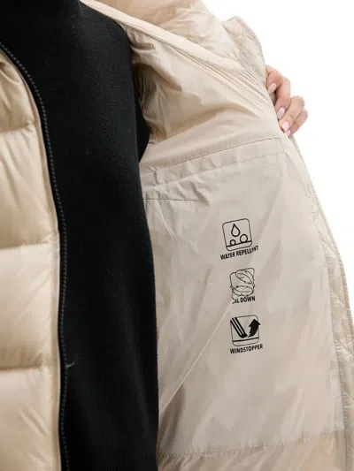 Bomboogie Rome Hooded Padded Jacket In Neutral