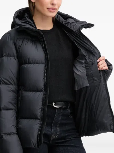 Bomboogie Helsinki Hooded Puffer Jacket In Black