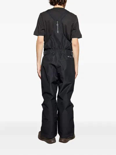 Moncler Padded Gore-tex Ski Bib Sleeveless Jumpsuit In Black