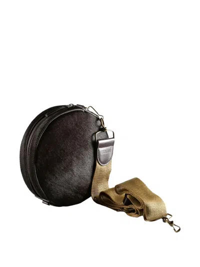 Uma Wang Round Clutch Bag In Brown