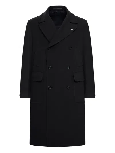 Tagliatore "sherry" Men`s Coat In Black